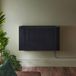 Hudson Reed Chauffage céramique intelligent électrique avec WiFi | 48,6cm x 83,5cm 2000 Watt - Noir | avec prise | Lex - ECOSO