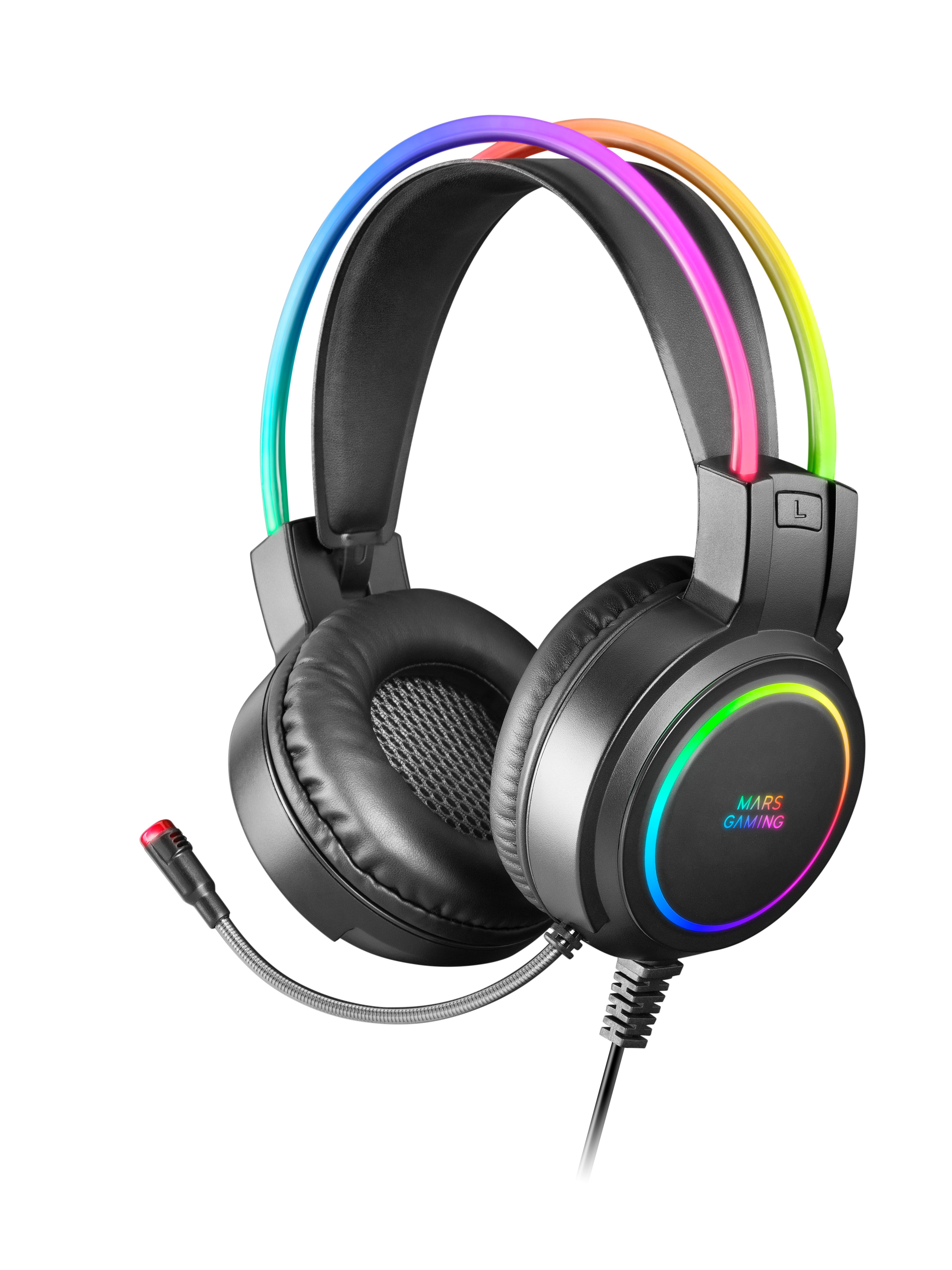 MARS GAMING MHRGB - Gaming Headset - Zwart