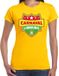 Bellatio Decorations Carnaval verkleed t-shirt Limburg - geel - dames - S