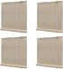 Prolenta Maison Exclusive - Stores À Rouleau Bambou Naturel 4 Pcs 120x160 Cm