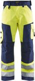 Blåkläder Werkbroek High Vis zonder spijkerzakken 1566-1811 - High Vis Geel/Marineblauw - D88