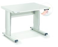 Treston WB815 EL Werkbank, Wit/Grijs, 150 cm Breed