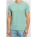 OLYMP Casual Regular Fit T-Shirt ronde hals smaragd, Effen