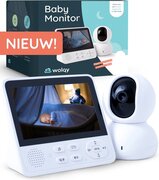 Wolqy Babyfoon – Babyfoon met Camera – Baby Monitor – Plug & Play - Op Afstand Bestuurbaar – 720p HD