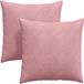 vidaXL Zitkussens 2 stuks Roze 80 x 80 cm Corduroy stof