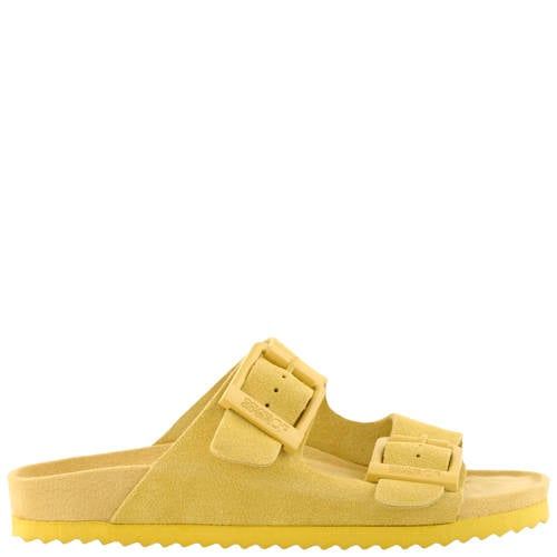 Colors of California suède slippers geel