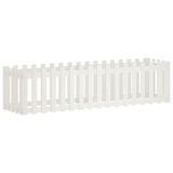 VidaXL Plantenbak Den Wit 200x50x50 cm