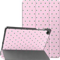 imoshion Design Trifold Bookcase voor de Samsung Galaxy Tab A11 Plus / A9 Plus - Happy Dots
