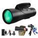 Gosky Piper monoculaire telescoop, 12x55 HD monoculair voor volwassenen met Grote BAK4 prisma & FMC-lens, IPX7 waterdicht
