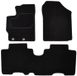 MAMMOOTH A041 TOY365 PRM 01 Jeu de tapis avant et arrière, noir, Textile