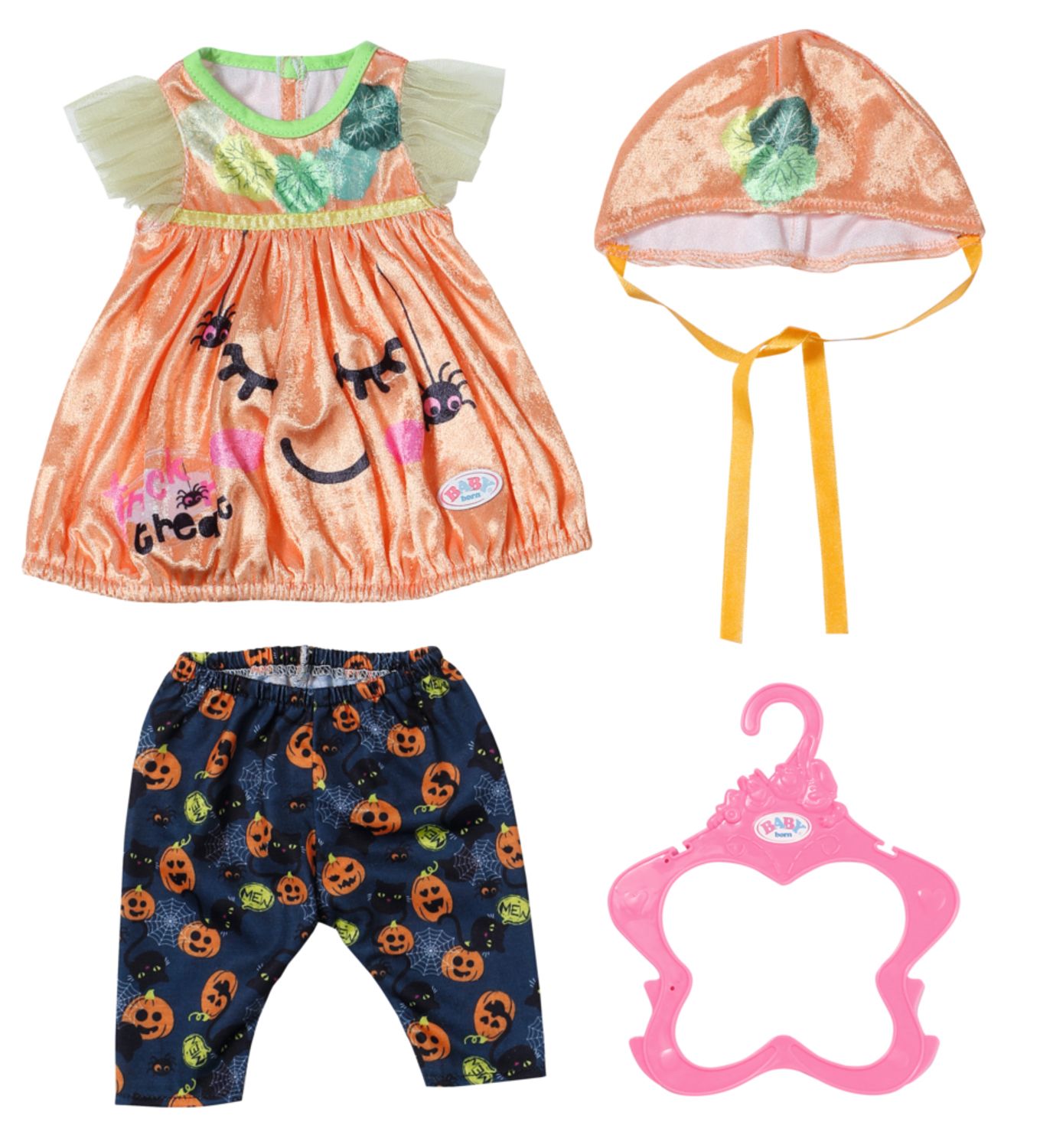 BABY born Halloween Outfit - 43 cm Doll Clothes Set - Multicolour