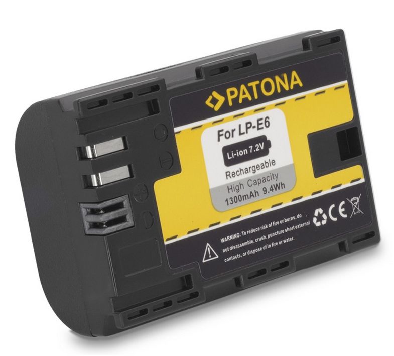 PATONA 1078 Camera Battery - 1300 mAh Li-Ion