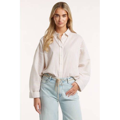 Circle of Trust gestreepte blouse ecru