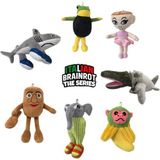 Top1Toys Topknuffels.nl Willekeurige Italian Brainrot Pluche Knuffel 30 cm