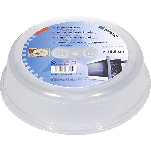 Scanpart Magnetron Deksel - 26.5 cm doorsnede - 7 cm hoog - Transparant
