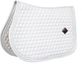 Kentucky Horsewear Zadeldoek Glitter Band Jumping Wit/Wit Full