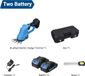 Tondeuse à gazon et taille-haie sur batterie - 21V - lame de 20 cm - moteur à balais - 2 batteries incluses - alimentation par batterie - rouge