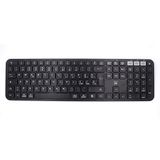 Ewent EW3275 Draadloos toetsenbord met meerdere verbindingen, draadloos toetsenbord voor Windows, Mac OSX, iOS en Android, zeer lange batterijduur, met Italiaanse QWERTY-lay-out