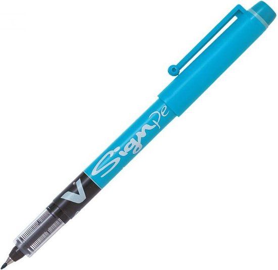 Pilot Fineliner V-Sign Pen licht blauw