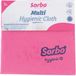 Sorbo Hygienic Cloth - Antibacterieel Behandelde Schoonmaakdoek - 3 Stuks - Absorberend - Roze
