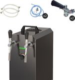 ich-zapfe HAJUS AG Biertap STREAM 50K - 2-lijns, RVS, 55 liter/uur, met Fustkoppeling Type S, KeyKeg