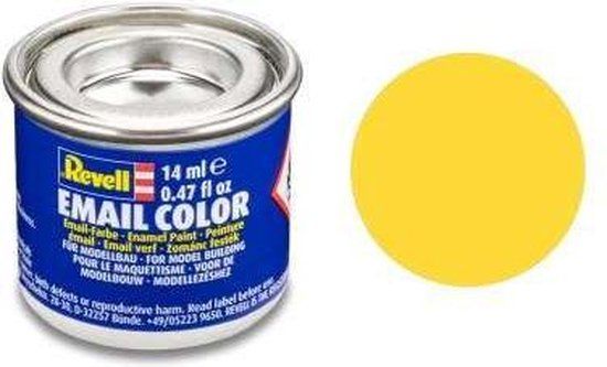 Revell #15 Yellow - Matt - RAL1017 - Enamel - 14ml Paint Pot