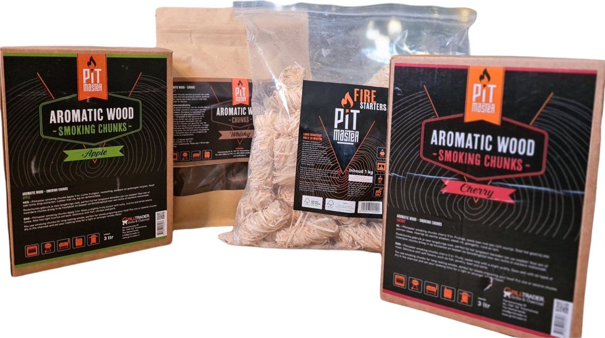 Pitmaster Rookhout Starterskit - 8720589509092