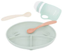 Babymoov GROW'ISY Serviesset - Bordje + Lepel x2 + Drinkbeker