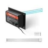 VEVOR Luchtreiniger HVAC Home 36 W Airconditioning Luchtreiniger, Golflengte 254 nm, UV-C-licht, met UV-lamp 411 mm, krachtige zuivering, voor airconditioning