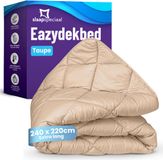 Slaapspeciaal Eazydekbed Hotel Taupe - 240x220 cm