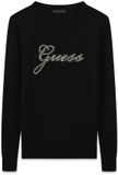 Guess Pull Georgia met logo en ronde hals voor dames - Zwart - Maat L