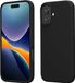kwmobile telefoonhoesje geschikt voor Apple iPhone 16 - Hoesje met siliconen coating - Smartphone case in zwart