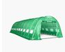 Serre Serre de jardin 4x10 m – film en treillis PE 140 g/m² avec filtre UV, acier galvanisé Ø32 mm, hauteur 2,3 m, 2 portes zippées