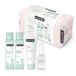 Suavinex Toilettas voor baby's, cadeauset voor pasgeborenen met: Shampoo gel 100 ml + vochtinbrengende lotion 100 ml + Change Cream 75 ml + Eau de Cologne 50 ml. Reisformaat. Roze dromen