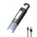 Smiling Shark G1 Led-zaklamp, hoge prestaties, oplaadbaar, met zijlicht, 3 modi, zoombaar, waterdicht, kleine krachtige zaklamp met haak voor wandelen/noodgevallen, zwart