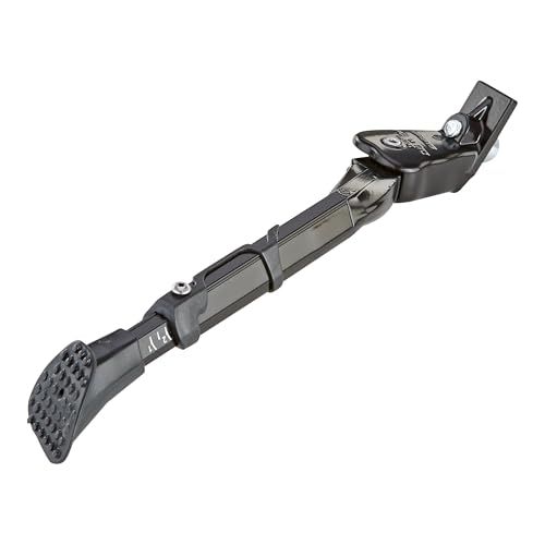 Prophete Ursus King zijstandaard, fietsstandaard voor stads- en trekkingfietsen, in hoogte verstelbaar voor 26 tot 28 inch, fietsstandaard, fietsaccessoires, aluminium, zwart