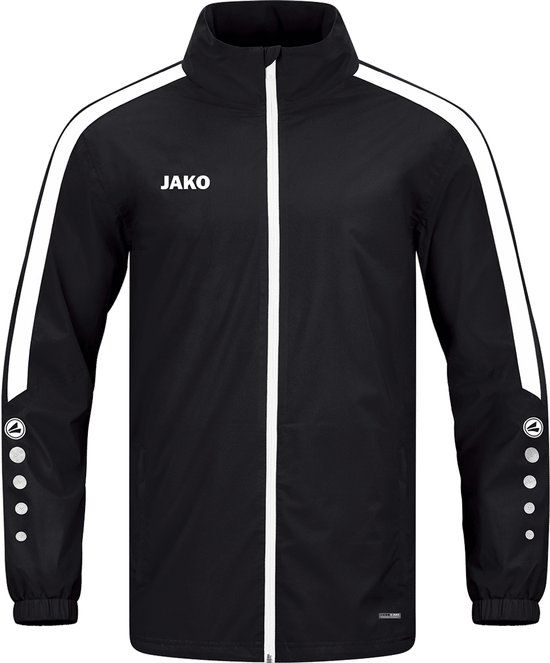 Jako Power Regenjas Kinderen - Zwart Maat 140