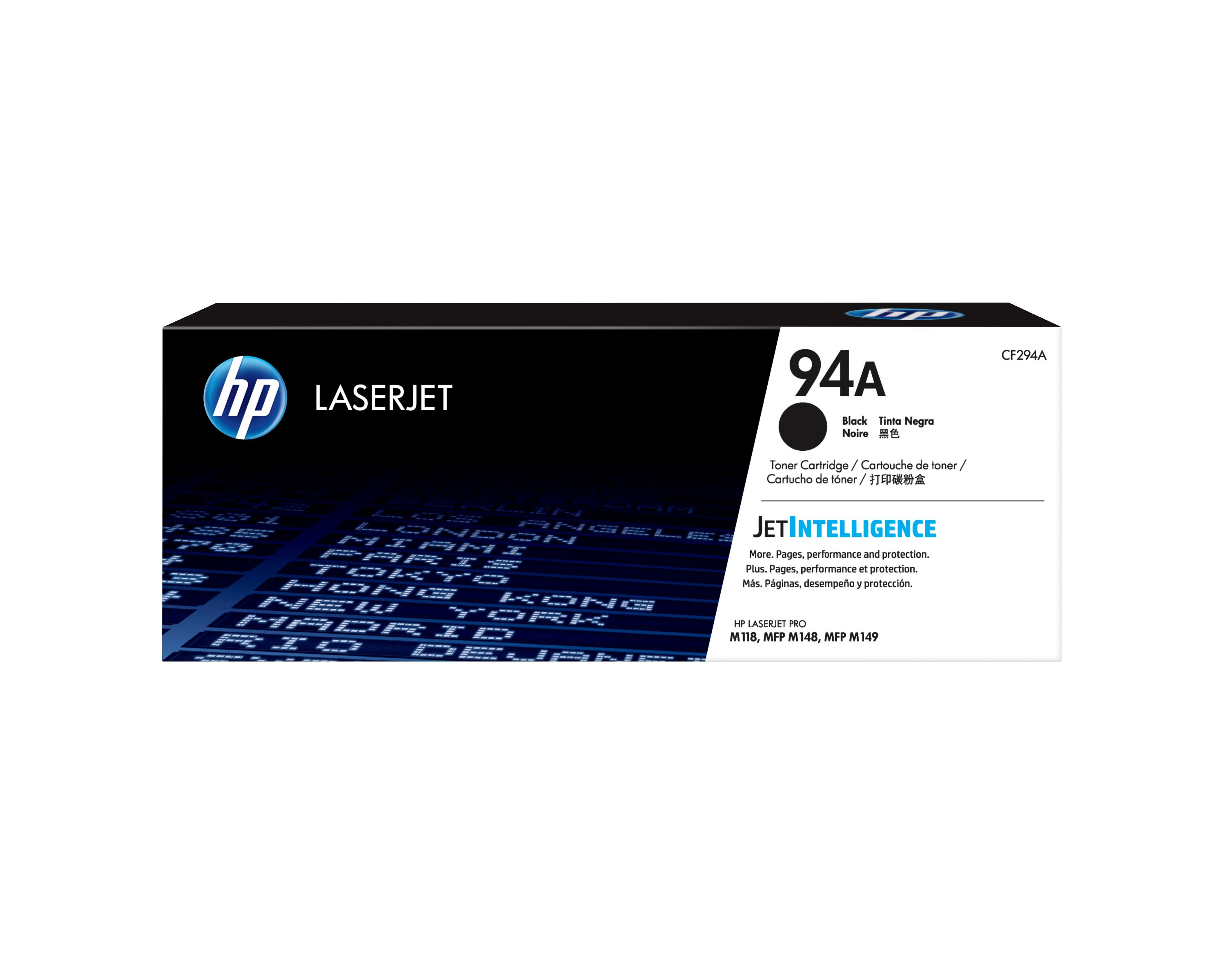 HP 94A Zwarte originele LaserJet tonercartridge (CF294A)