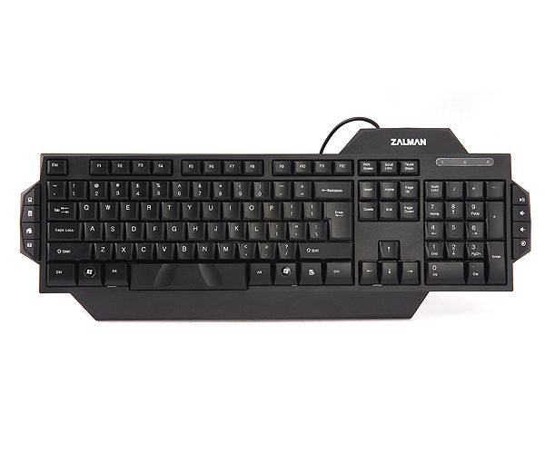 Zalman ZM-K350M Toetsenbord Thuis USB Zwart