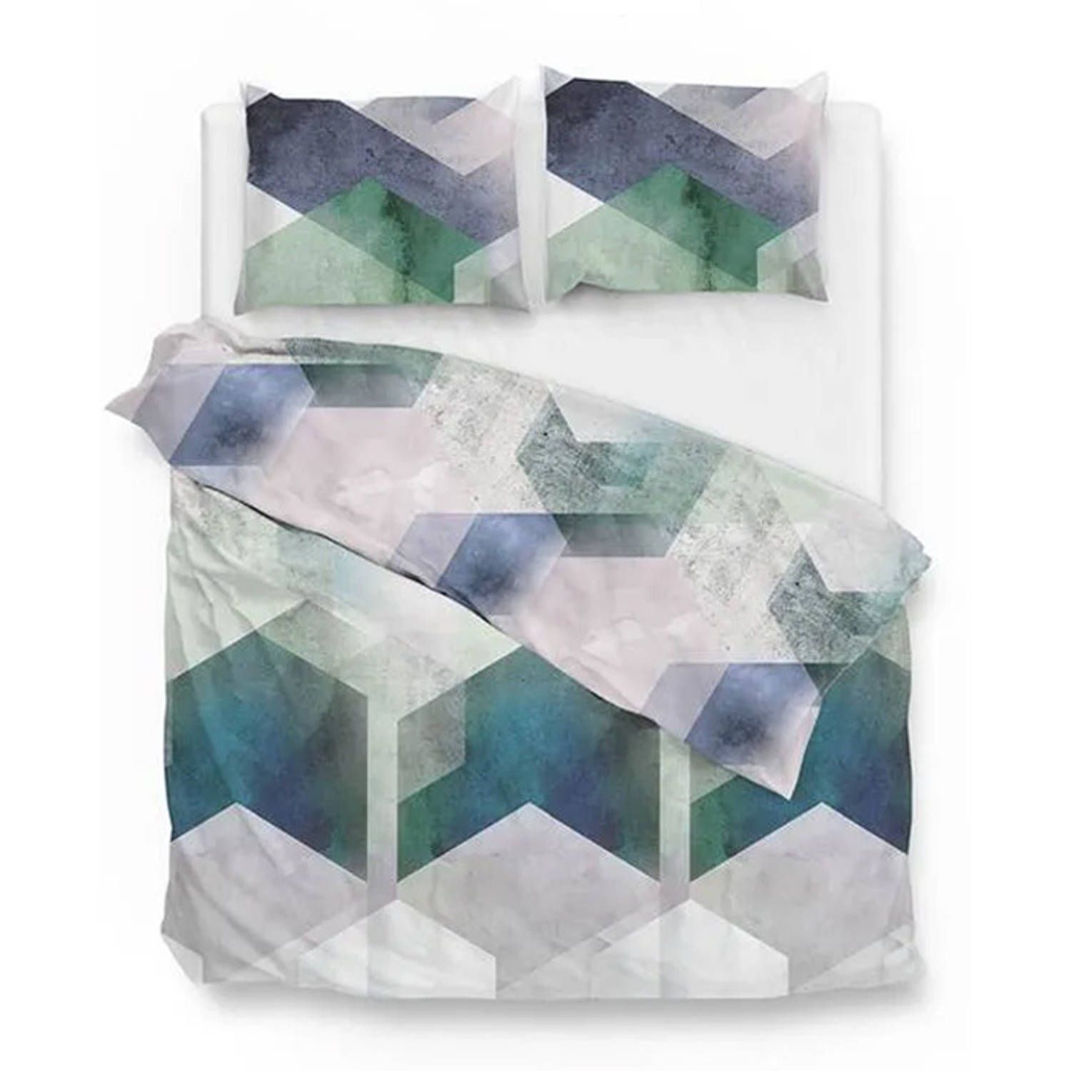 Zo!Home dekbedovertrek Jort - Multi - Lits-jumeaux 240x200/220 cm - Katoen