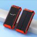 BOT Banque d'énergie solaire SP5 1 panneau 20000mAh avec câbles rouge