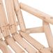 vidaXL Chaise de jardin 68x86x103 cm Bois d'épicéa massif Naturel Inclus coussin Oui