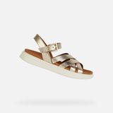 Geox XAND 2S DAMES Sandalen - Licht Goud - Maat 36