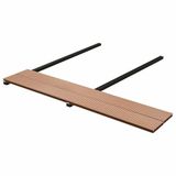 vidaXL Terrasplank 120 st Bruin WPC