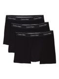 Calvin Klein Icon Cotton Stretch Trunks (3-pack) - heren boxers normale lengte - zwart