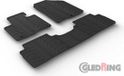 Gledring Tapis en caoutchouc Kia Sorento 3/2015- (profil T 5 pièces + clips de montage)