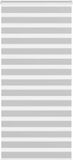 vidaXL Zebra rolgordijn 115x200 cm stofbreedte 110,9 cm lichtgrijs