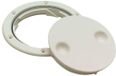 Seachoice Plaque pivotante 4 Blanc Polyester 15 cm