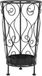 vidaXL Parapluhouder vintage stijl 26x46 cm metaal zwart
