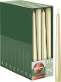 Bolsius - Gladde Dinerkaarsen Zilver - 24,5 cm - 32 stuks - Metallic